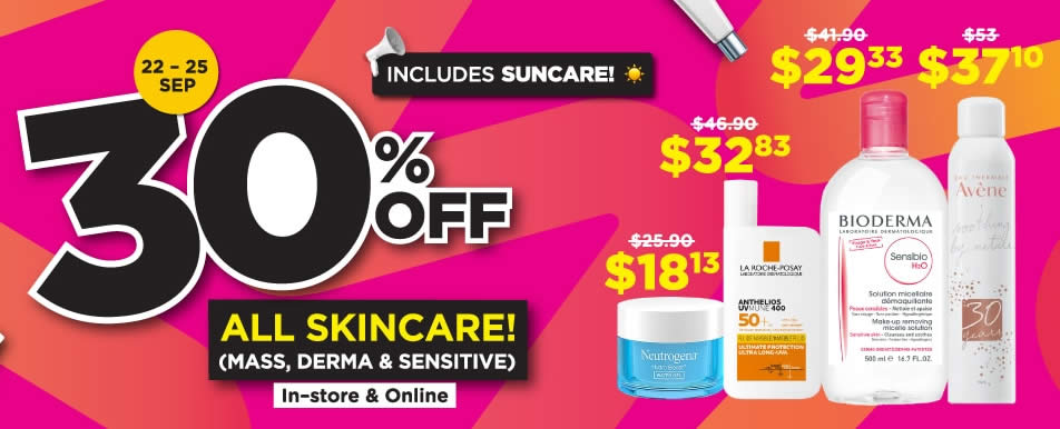 Lobang: Watsons is offering 30% off all skincare for 4-days only till 25 Sep 2022 - 8