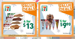 Featured image for 7-Eleven S’pore latest Ice Cream Deals has Cornetto, Vienetta, Magnum, Haagen-Dazs, Ben & Jerry’s & more till 22 Nov