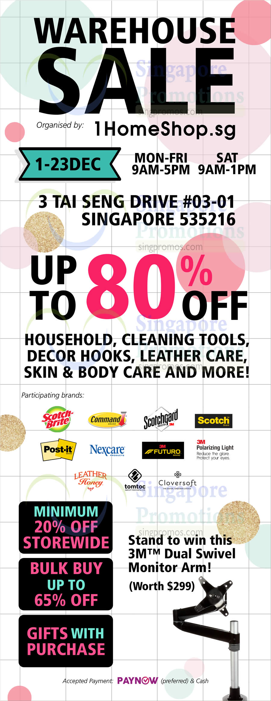 Lobang: 1HomeShop.sg Warehouse Sale from 1 – 23 Dec 2022 - 39