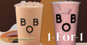Featured image for Bober Tea offering 1-for-1 Milk Tea series with DBS/POSB cards at most outlets till 30 Nov 2023