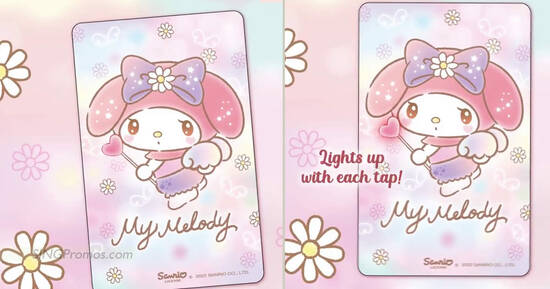 EZ-Link releases new My Melody LED SimplyGo EZ-Link card from 25 Nov, lights up with each tap