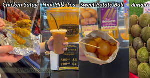 Featured image for Giant Tampines Pasar Malam till 4 Dec has durians, buttered corn, crispy chicken and more