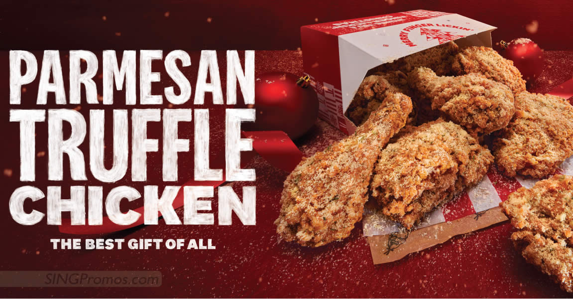 Featured image for KFC S'pore brings back Parmesan Truffle Chicken for a limited time till 3 January 2023