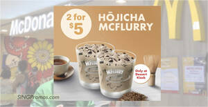 Featured image for (EXPIRED) McDonald’s S’pore 2-for-$5 Hojicha McFlurry deal on 17 Nov means you pay only S$2.50 each