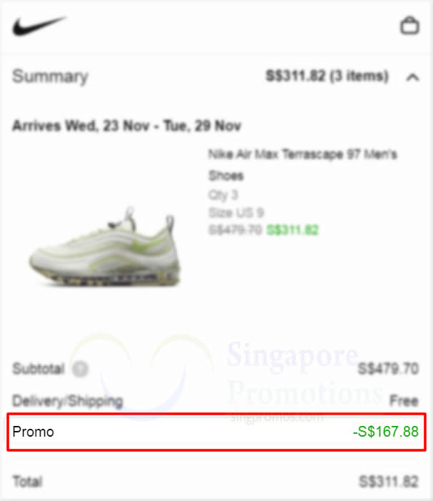 Nike two day outlet shipping promo code