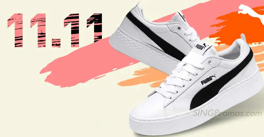 Featured image for PUMA S'pore 11.11 sale offers 40% OFF storewide till 14 Nov 2022