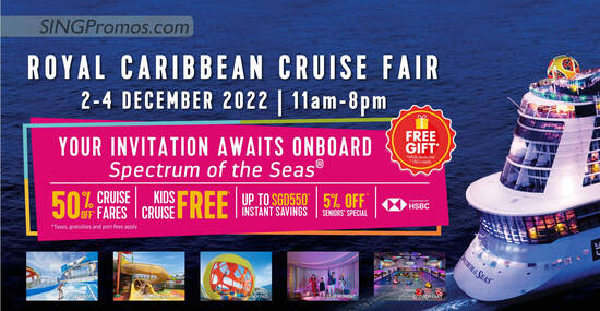 Royal Caribbean Cruise Fair at Suntec from 2 – 4 Dec 2022