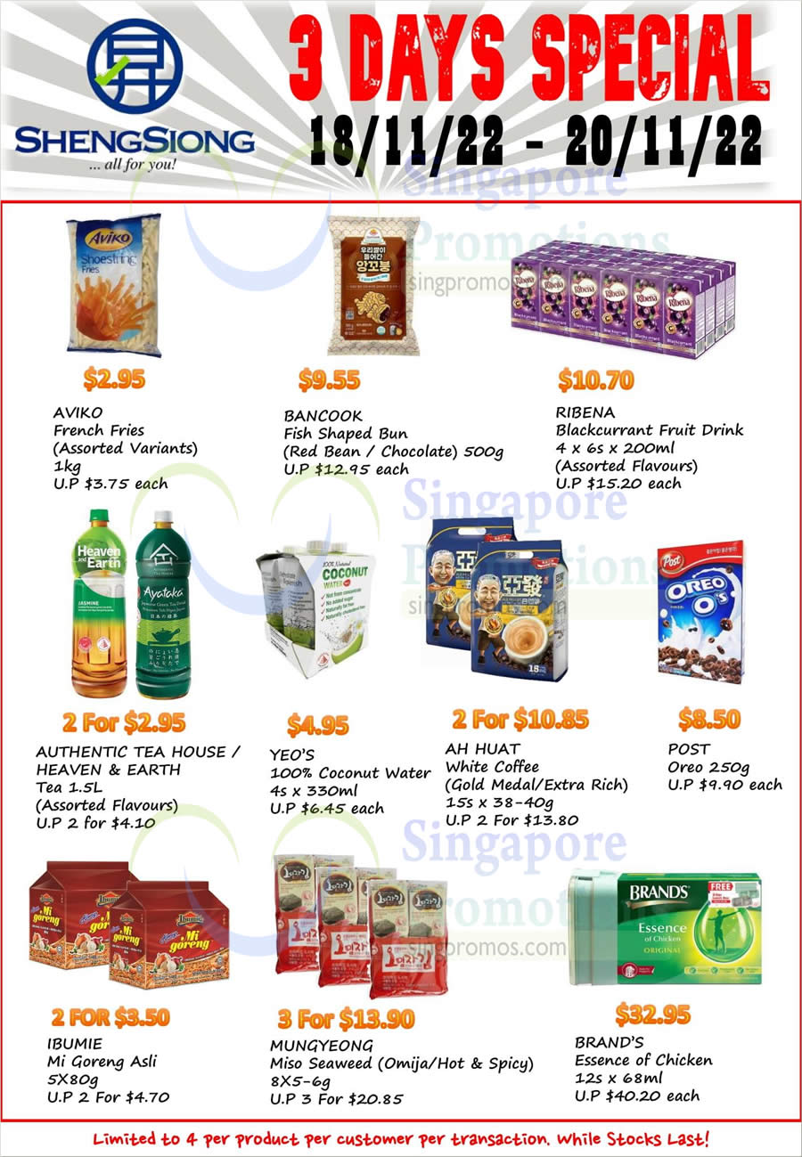 Lobang: Sheng Siong 3-Days Specials has Yeo’s, POST Oreo, Ibumie, Brand’s and more till 20 Nov 2022 - 38