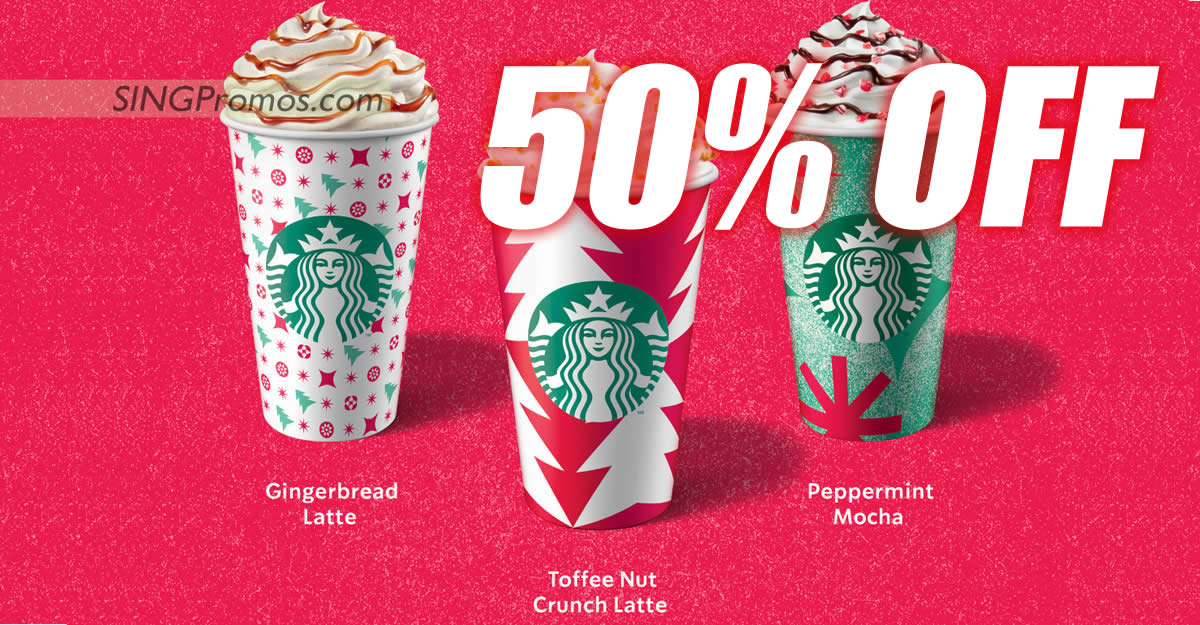 Starbucks Drinks Are 50 Percent Off Every Thursday In December