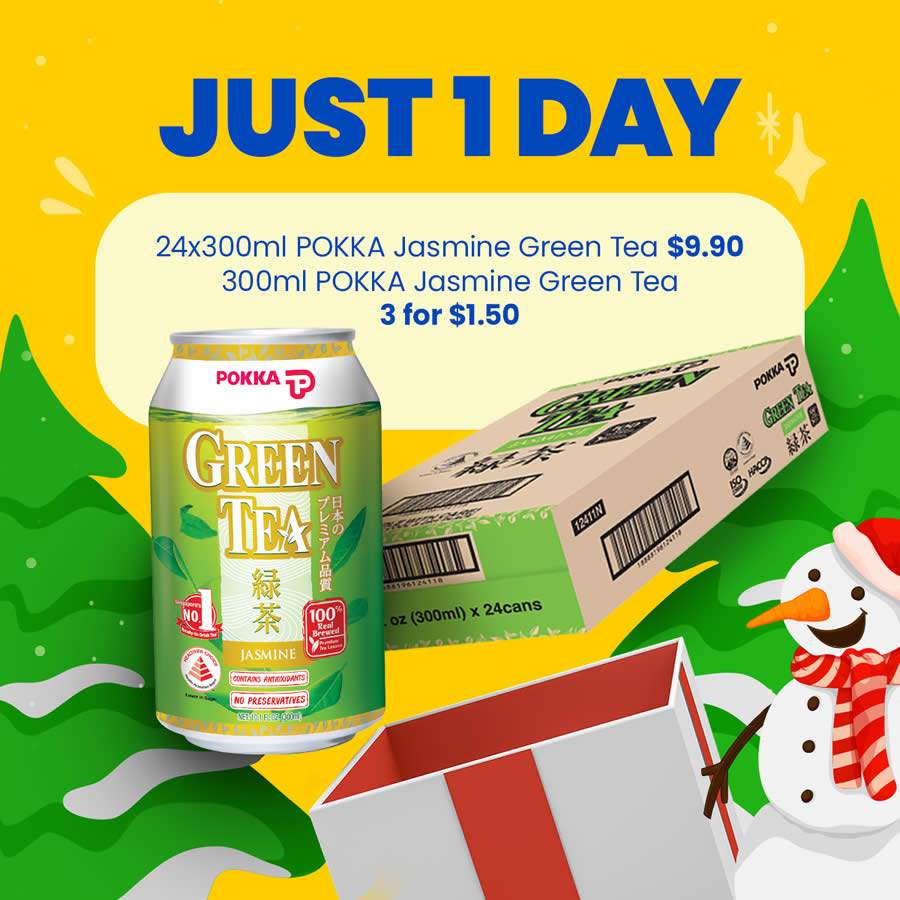 Lobang: Cheers selling POKKA Jasmine Green Tea at special price for one-day only on Thursday, 22 Dec 2022 - 17