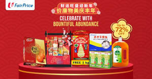 Featured image for Enjoy super HUAT deals this Chinese New Year with FairPrice & stand to win a brand new car
