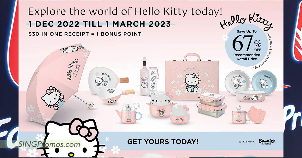 Fairprice latest spend & redeem offers exclusive Hello Kitty