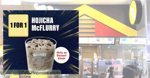 Featured image for McDonald’s S’pore 1-for-1 Hojicha McFlurry deal on 5 Dec means you pay only S$1.65 each