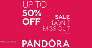 Featured image for Pandora S’pore sale offers up to 50% off selected styles till 8 January 2023