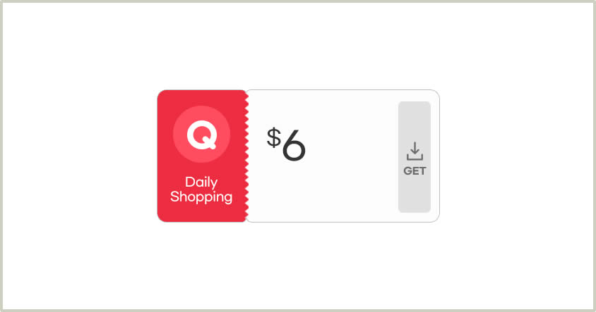 Featured image for Qoo10 S'pore offering $6 cart coupons from 29 Dec 2022