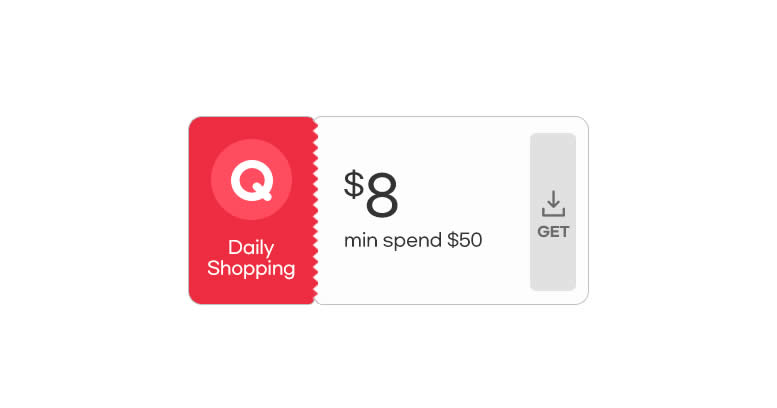 Featured image for Qoo10 S'pore offers $8 cart coupons from 24 Dec 2022