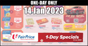 Featured image for Fairprice 1-Day specials on 14 Jan has Golden Chef, New Moon, Ferrero Rocher, Coca-Cola, Fukuyama and more