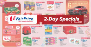 Featured image for Fairprice 2-Days specials till 4 Jan has New Moon, Golden Chef, CP, Coca-Cola, Milo, Good Lady and more