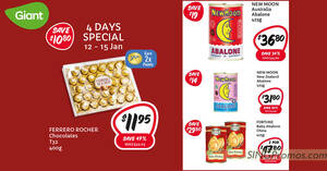 Featured image for Giant 4-Days CNY Specials till 15 Jan – Ferrero Rocher, New Moon, Fortune, Flying Wheel and more