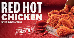 Featured image for KFC S’pore brings back Red Hot Chicken till 14 February 2023