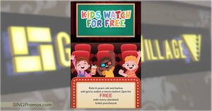 Featured image for Kids watch for FREE at ALL Golden Village cinemas till 17 Nov 2023