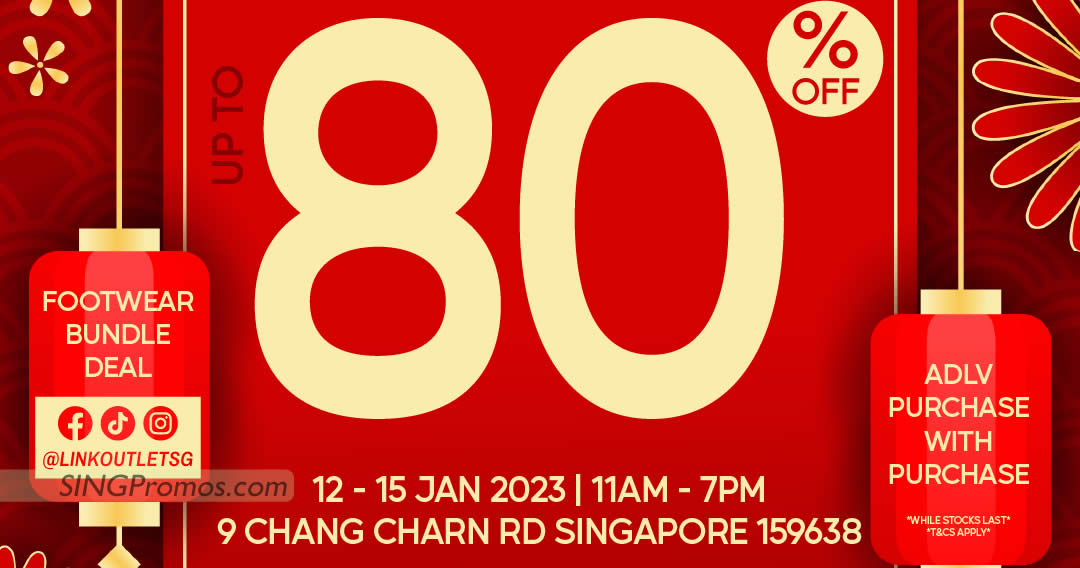 Featured image for Redhill warehouse sale till 15 Jan has up to 80% off footwear, apparels, accessories and more