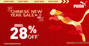 Featured image for PUMA S’pore New Year Sale offers 28% off sitewide online till 24 January 2023