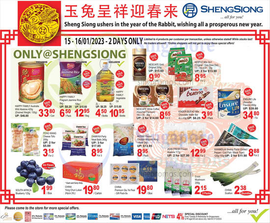 Lobang: Sheng Siong 2-Days in-store specials has Kinder Bueno, Happy Family, Nescafe, Milo, and more till 16 Jan 2023 - 64