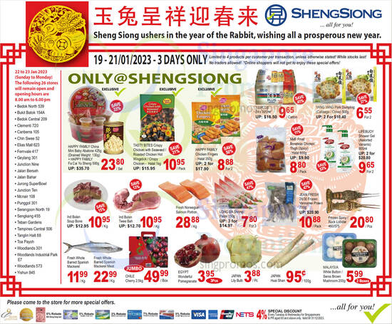 Lobang: Sheng Siong 3-Days in-store specials has Happy Family Abalone, 100Plus, Salmon, Lifebuoy and more till 21 Jan - 71