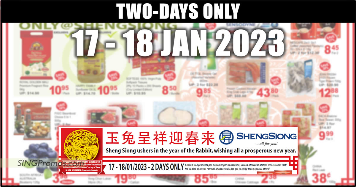 Featured image for Sheng Siong 2-Days in-store specials has Royal Golden, Softess, Dettol, Nescafe, Sensodyne and more till 18 Jan 2023