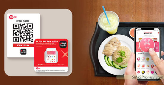 $3 off hawker meal (No min. spend required) every Friday with DBS PayLah! till 19 Jan 2024