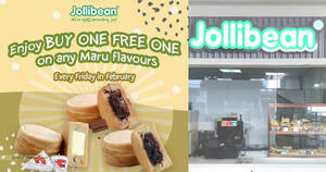 Featured image for Jollibean offering 1-for-1 Maru flavours every Friday till 24 Feb 2023