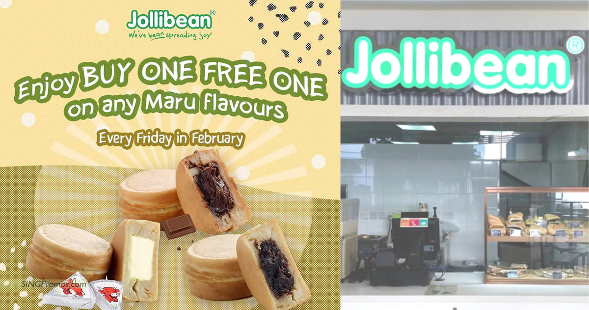 Featured image for Jollibean offering 1-for-1 Maru flavours every Friday till 24 Feb 2023