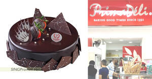 Featured image for Prima Deli selling Chocolate Cravings cake at S$34 (usual S$47.80) till 28 Feb 2023