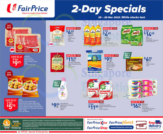 Lobang: Fairprice 2-Days specials till 26 March has Porkee, Pokka, Milo, Shokubutsu, Dynamo and more - 38