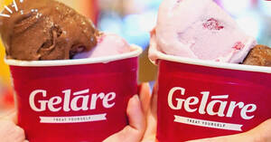 Featured image for (EXPIRED) Gelare S’pore offering $3.80 (U.P. $5.80) ice cream scoops at selected outlets till 9 March 2023