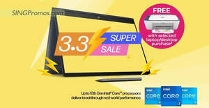 Featured image for HP S’pore online 3.3 sale offers up to 35% off PCs and up to extra $60 storewide voucher codes till 8 Mar 2023