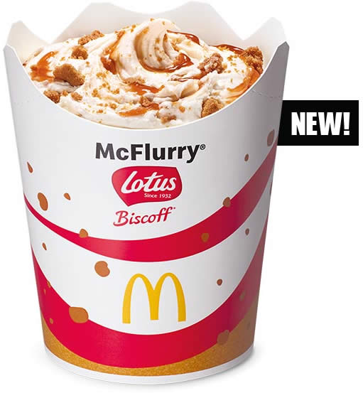 Biscoff 2025 icecream mcdonalds