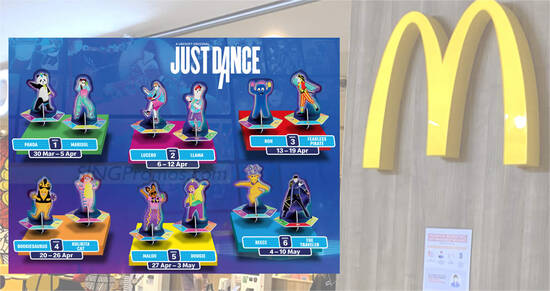 McDonald’s S’pore now offering free Just Dance toy with every Happy Meal till 10 May 2023