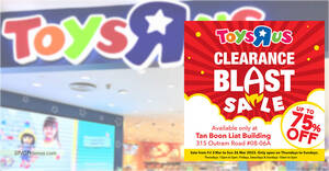 Featured image for Toys “R” Us is having a clearance sale till 30 Apr 2023 (Thurs – Sun)