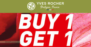 Featured image for Yves Rocher offering 1-FOR-1 Haircare, Skincare, Bathcare, Fragrances storewide at 6 outlets from 18 – 20 Aug 2023