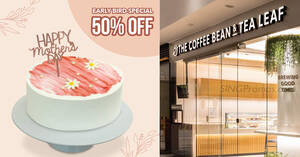 Featured image for 50% off Coffee Bean Mango Passionfruit Mousse Cake till 30 April 2023