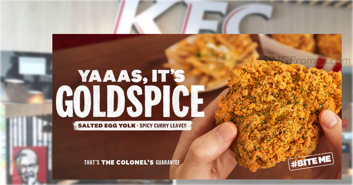 Featured image for KFC S'pore brings back Goldspice Chicken from 19 Apr 2023