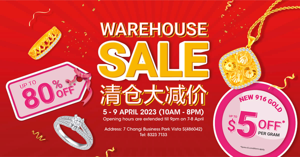Featured image for Save up to 80% at the MoneyMax Warehouse Sale 2023 till 9 Apr 2023