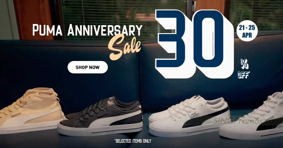Featured image for PUMA S'pore anniversary sale offers 30% off selected items online till 25 April 2023