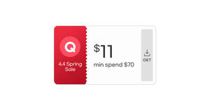 Featured image for (EXPIRED) Qoo10 S’pore offers $11 cart coupons from 7 Apr 2023