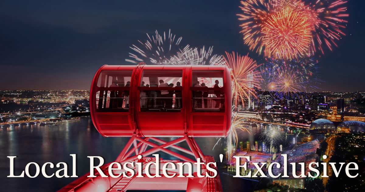 Featured image for $15 Singapore Flyer + Time Capsule tickets (U.P. $40) for local residents till 31 May 2023
