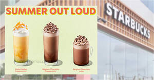 Featured image for Starbucks S’pore selling Belgium Chocolate Coffee Frap, Belgium Chocolate Latte & more from 19 Apr 2023
