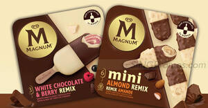 Featured image for Magnum selling two boxes of Magnum ice cream for $14.90 (U.P. $24.02) till 31 May 2023