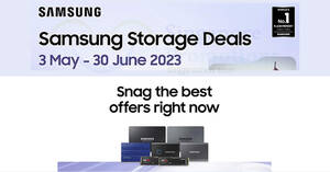 Featured image for Save up to 35% off Samsung microSD, Portable SSD and Internal SSD at Samsung Official Store till 30 June 2023